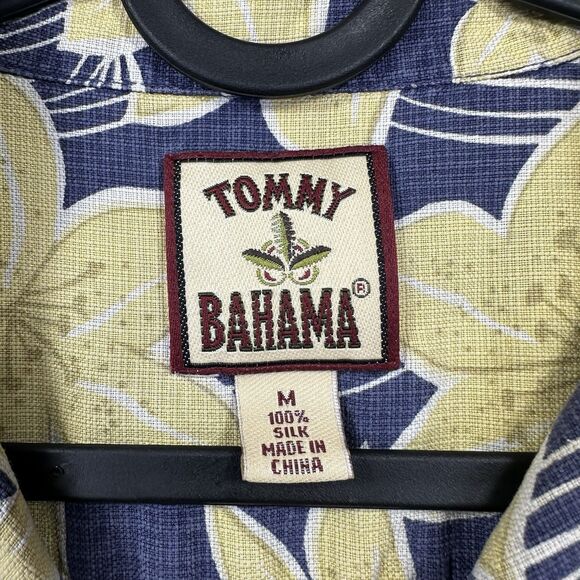 Tommy Bahama Men's Hawaiian Camp Shirt Floral Short Sleeve, 100% Silk, Medium - Picture 2 of 10